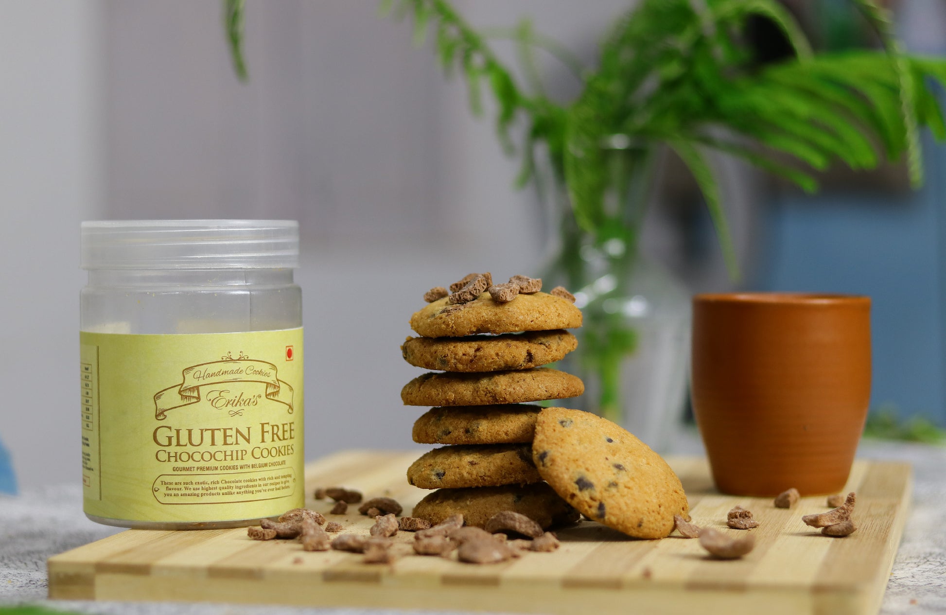 Erika’s Gluten-free Chocochip cookies 150gm - Erika's Gluten Free