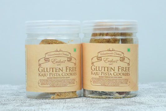 Erika’s Gluten-free Kaju Pista Cookies 150gm Combo - Erika's Gluten Free